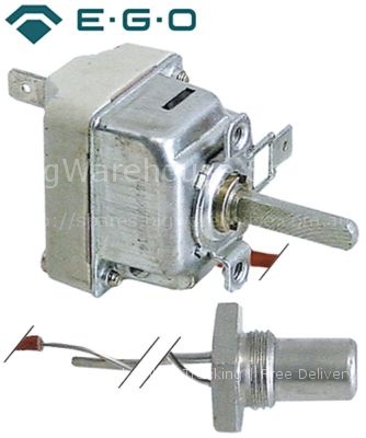 Thermostat t.max. 90°C temperature range 35-90°C 1-pole 1NO 16A