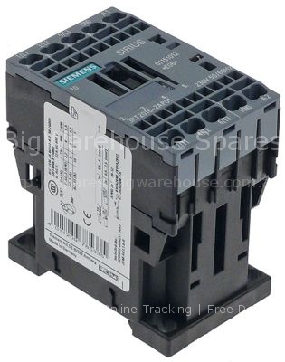 Power contactor resistive load 22A 230VAC (AC3/400V) 9A/4kW main