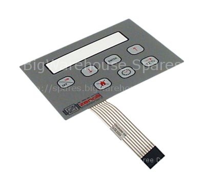Membrane keypad 6 buttons