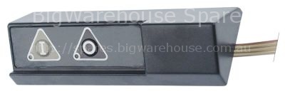 Keypad unit slicer GEMMA 300/350 buttons 2 L 150mm W 55mm