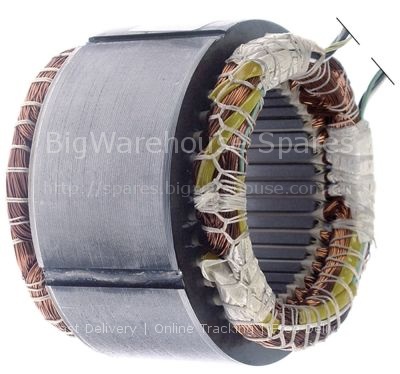 Stator 400V 50Hz 6-pole 900rpm 3 phase ø 150mm ID ø 90mm H 70mm