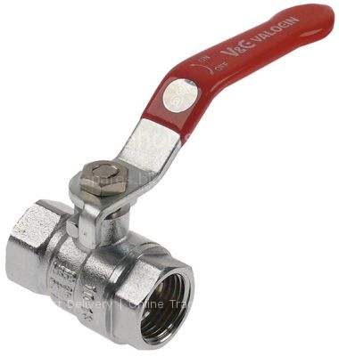 Ball valve connection 1/2" IT - 1/2" IT DN15 total length 49mm