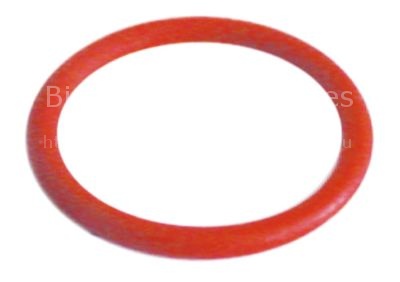 O-ring silicone thickness 2,62mm ID ø 21,89mm Qty 10 pcs