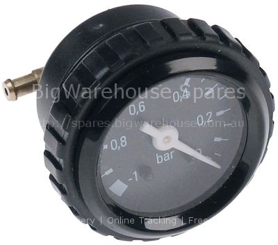 Manometer  40mm pressure range 0 up to 1bar connection angled c