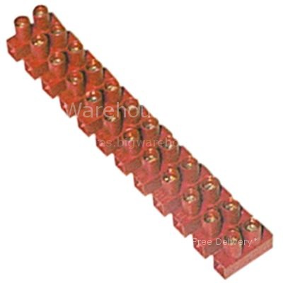 Lustre terminal 12-pole cross section 2,5mm² max. 32A max 450V t
