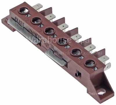 Power terminal block 6-pole max. 40A max 450V connection ø6mm² /