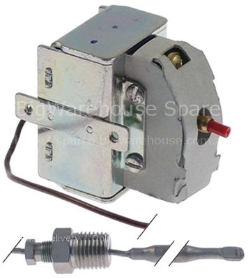 Safety thermostat switch-off temp. 232°C 1-pole 1CO probe ø 6,4m