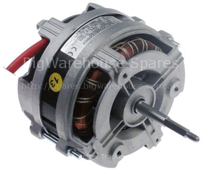 Fan motor 220-240V 1 phase 50/60Hz 0,12kW 2800/3400rpm speeds 1