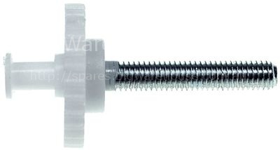 Adjusting screw thread M6