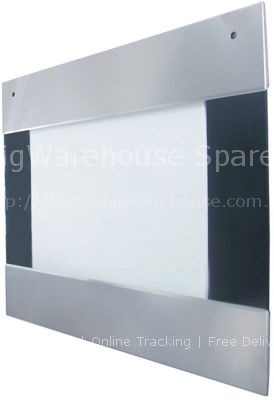 Glass panel L 583mm W 450mm mounting pos. outer