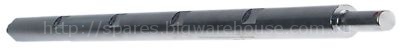 Spindle for pizza oven L 595mm