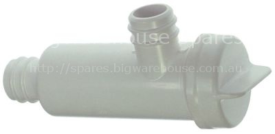 Supply filter thread 1" total length 100mm plastic  ø 18mm