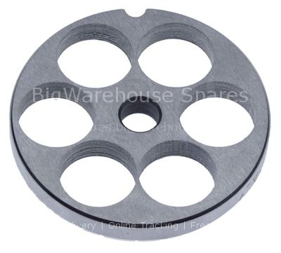 Grinder plate type ENTERPRISE size 8 hole ø 18mm flat 1 stainles