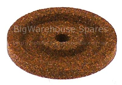 Grindstone ø 45mm thickness 8mm bore ø 6mm grained coarse with b