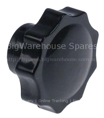 Star handle thread M8 ø 50mm L 29mm black