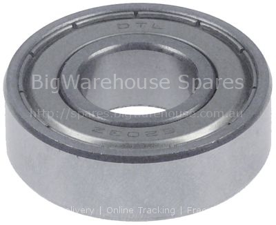 Deep-groove ball bearing type 6203-Z shaft ø 17mm ED ø 40mm W 12