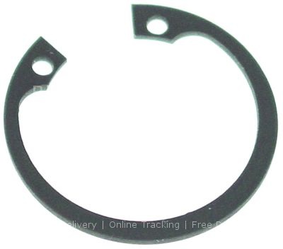 Retaining ring bore ø 35mm thickness 1,5mm steel DIN 472