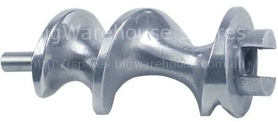 Auger model 8 ø 45mm L 117mm aluminium with spindle ENTERPRISE