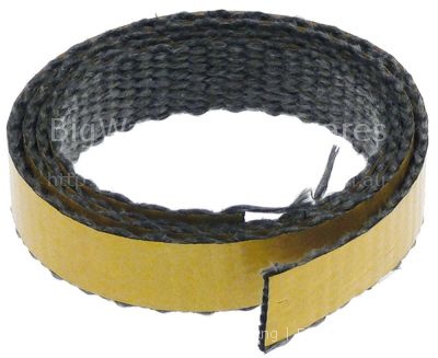 Sealing cord flat size mm self-adhesive L 1124 m for discs