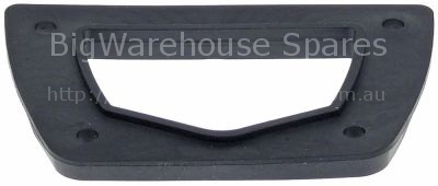 Gasket L 118mm W 73mm H 9mm thickness 9mm