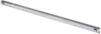 Rack L 530mm W 20mm H 14mm SS U-shape mounting pos. on both side