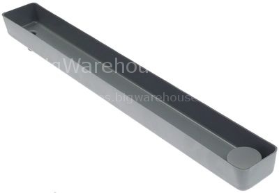 Evaporation tray L 490mm W 55mm H 35mm plastic