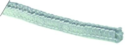 Sealing cord square size 16x16mm t.max. 550°C braided L 1,2m for