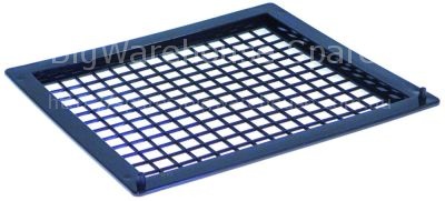 In-line particle filter plastic
