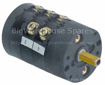 Rotary switch 4 0-1-2-3 sets of contacts 6 type CS0128445 400V 1