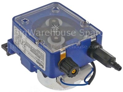 Dosing pump SEKO frequency control 0,4l/h 230 VAC rinse aid hose