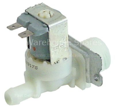 Solenoid valve single straight 24VAC inlet 3/4" outlet 11,5mm in
