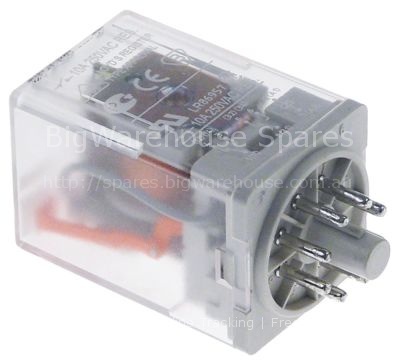 Power relays FINDER 24VAC 10A 2CO connection plug-in connection