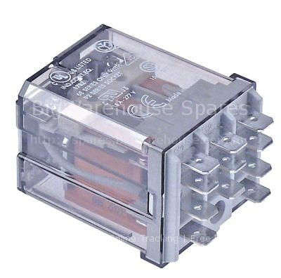 Power relays FINDER 24VAC 16A 3CO connection male faston 6.3mm D