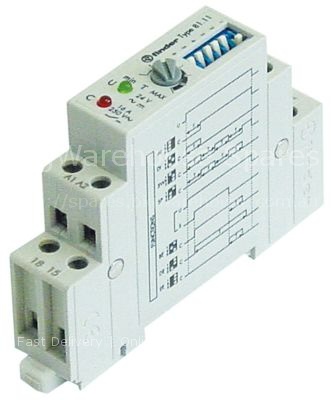 Time relay FINDER 81.11.0.024.0000 12-240V AC/DC 16A 1CO connect