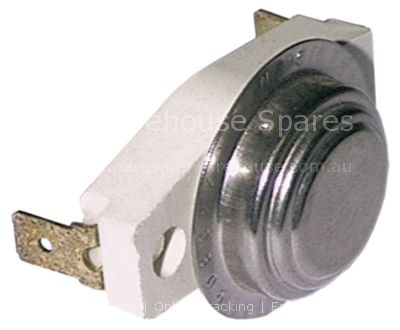 Bi-metal thermostat hole distance 23,5mm switch-off temp. 57°C 1