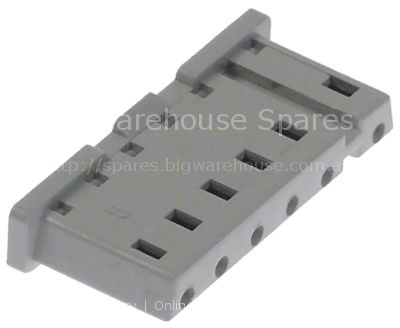 Plug connector 6-pole  raster size 5mm