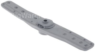 Wash arm with rinse nozzle L 400mm nozzles 14 mounting pos. uppe