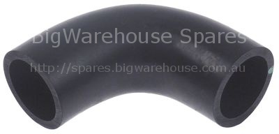 Formed hose for intake body warewashing