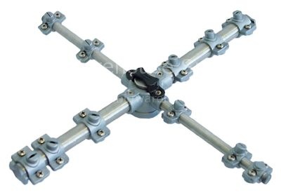 Wash and rinse arm wash arm L 360mm rinse arm L 355mm w. jets 6