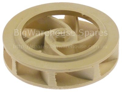 Impellor ø 66,5 mm H 16 mm thread turn direction right blades 8