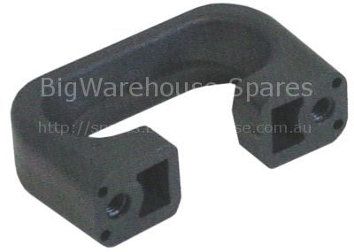 Guide for hood handle L 91mm H 25mm mounting distance 73mm threa