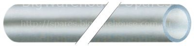 PVC hose ID ø 4mm ED ø 7mm L 10m thickness 1,5mm t.max. 60°C tra