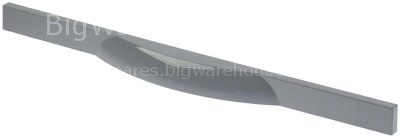 Handle rail L 576mm W 35mm H 18mm grey hole distance 120mm Qty 1