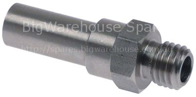 Extension for rinsing shaft ø 14mm H 60mm thread 14 thread L 10m