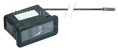 Thermometer mounting measurements 58x25.5mm 0 up to +120°C capil