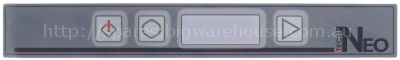 Keypad foil dishwasher NEOTECH suitable for COLGED L 256mm W 35m