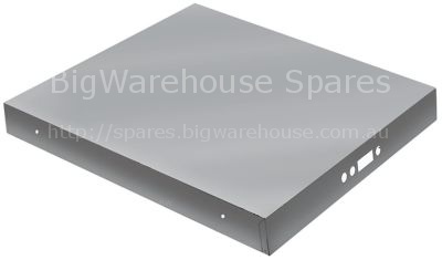 Cover plate for dishwasher stainless steel L 590mm W 575mm H 67m