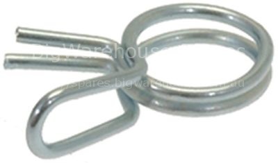 Clamp DOUBLE-WIRE CLAMP 8.3-8.8 - 100 PCS