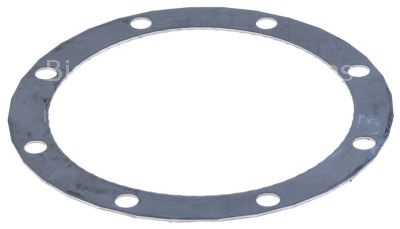 Flange ø 167mm thickness 1,6mm hole ø 9,6mm