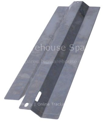 Cover L 550mm W 155mm H 24mm SS for burner
